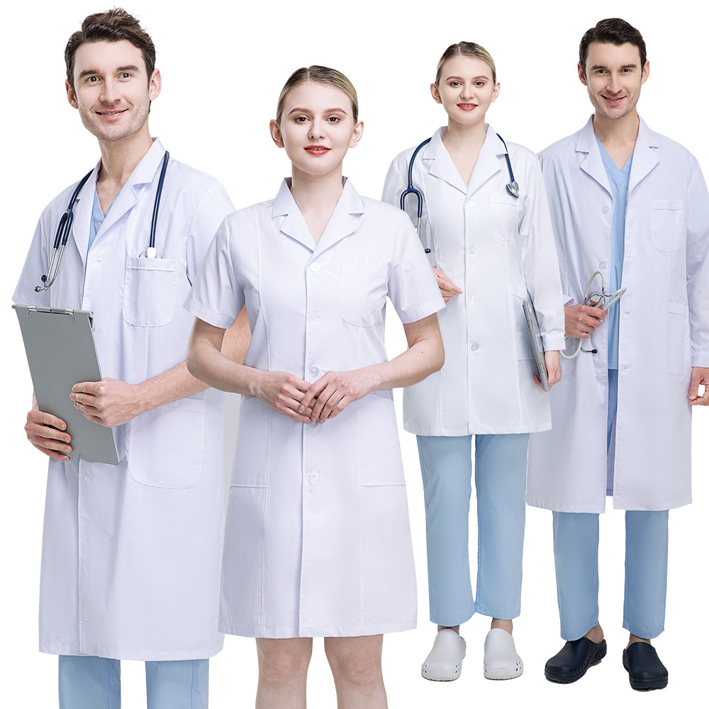 Medical Lab Gown - Professionelle Männer Ärzte Kleidung Medizinische Uniformen
