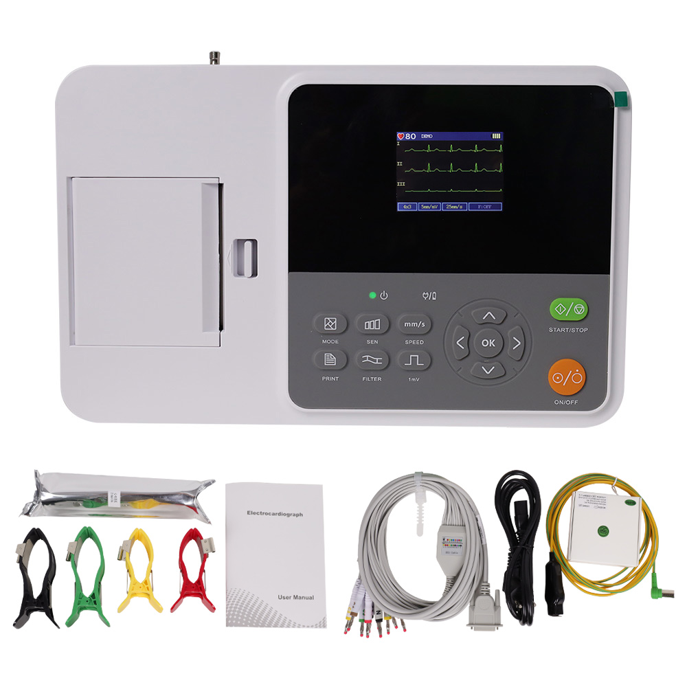 CONTEC E3 Tragbares Digitales  – Ekg Ecg Machine Portable Bewertung und Preis