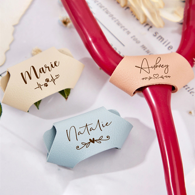Personalisiertes Leder-Stethos – Medical Lab Logo Bewertung und Preis