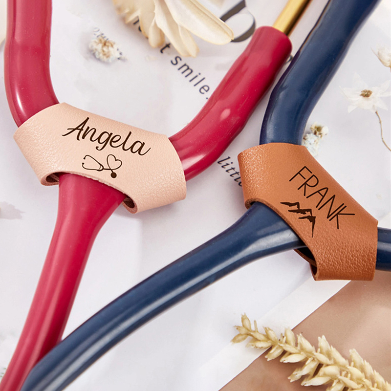Personalisiertes Leder-Stethos – Medical Lab Logo Bewertung und Preis