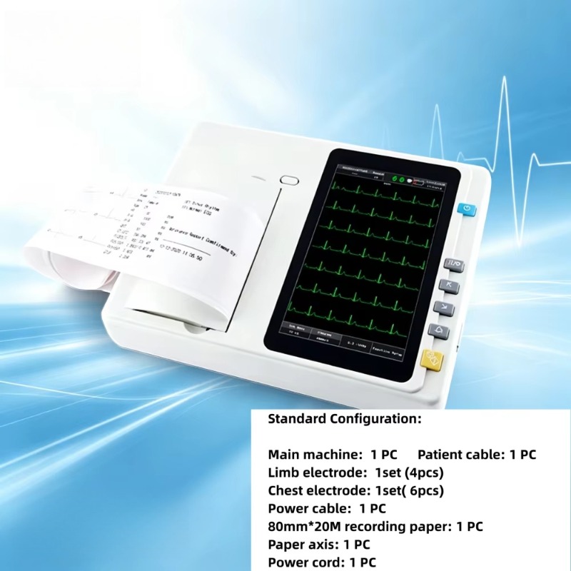 Tragbares 12-Kanal 3/6/12-Leit – Ekg Ecg Machine Portable Bewertung und Preis