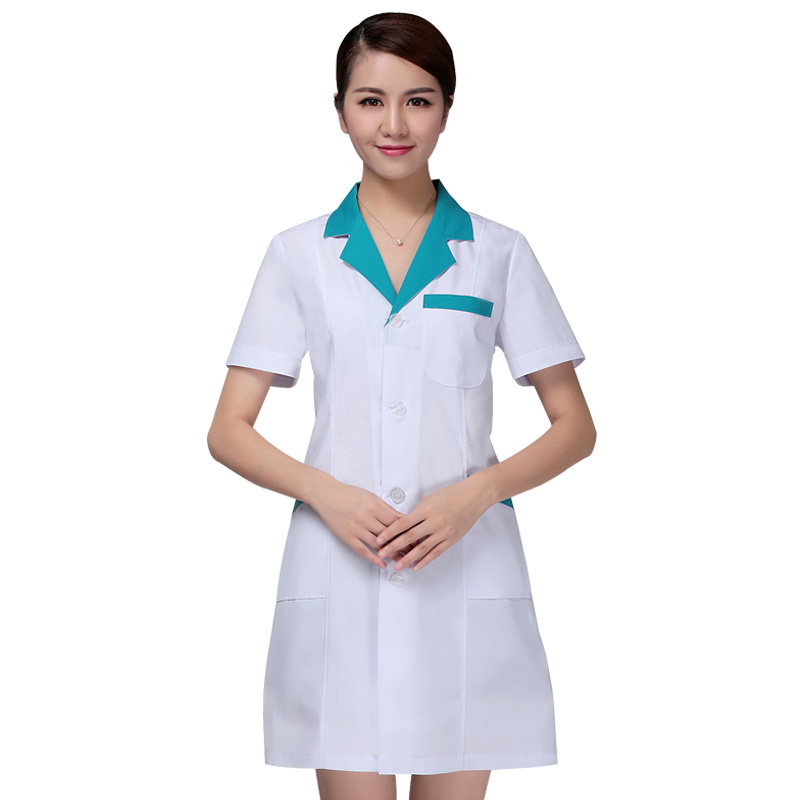 Krankenschwesterkleidung mit i – Medical Lab Logo Bewertung und Preis